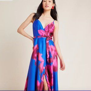 Anthropologie Harper Floral Wrap Dress